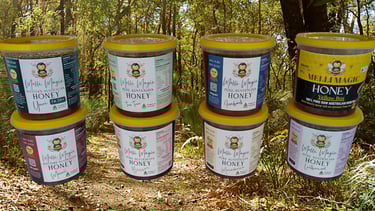 Melli Magic Honey 8-piece Australian raw honey collection