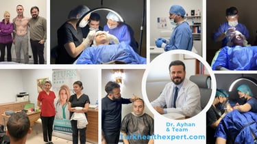 Certified Hair Transplant Surgeons and team of Turk Health expert clinic