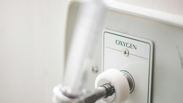 Sortie d'un tube d'oxygéne