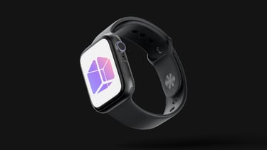 VR space startup app icon design on apple watch.