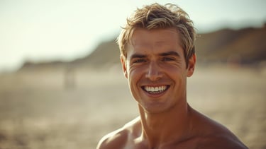 Discover how GloSmilz helps men achieve natural, confident smiles using gentle PAP whitening for real results, not fake white