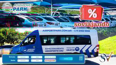 Estacionamento Airport Park no Aeroporto de Guarulhos com traslado gratuito e 6% de desconto