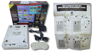 Console de videogame Super Nintendo Entertainment System (SNES ou Super NES), Versão EUA