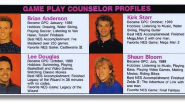 algumas fotos de “conselheiros de jogos” do ano de 1989