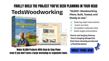 Teds Woodworking 16,000+ Woodworking Plans. Built, Tested, and Ready to Use.