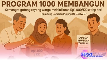 Program 1000 membangun warga banjaran pucung