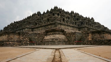 Photo of Borobudur Temple at Central Java Indonesia