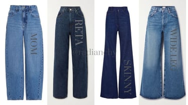 CALÇAS JEANS ELEGANTES