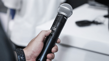 shure handhållen mikrofon