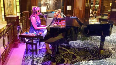 Emma Sundvik sings some Elvis on Regal Princess