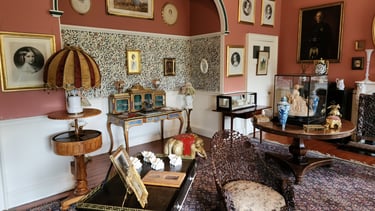 Inside Inverary Castle in Inverary, Scotland