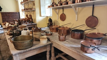 The Kitchen in Inverary Castle in Inverary, Scotland