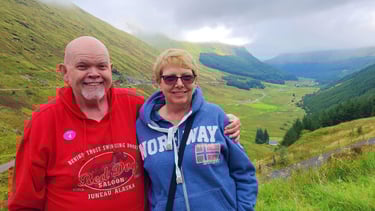Lady and The Pirate Rest Ye and Be Thankful in Scotland