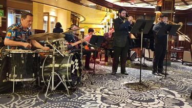 The Show Band plays some Jazz on Regal Princess