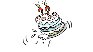 Comiczeichung Torte Illustration Franziska Rosenteich