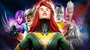 x-men team in marvel strike force game