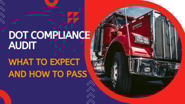 Owner-operator organizing fleet compliance paperwork in office