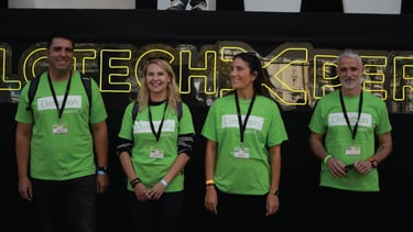 Mentores en un evento