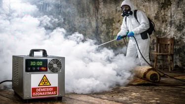 Naudojame pažangius metodus, įrangą ir priemones naikinant pelėsį ir medžio gryba "Trobagrybį"