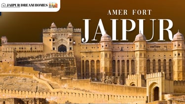 Jaipur Pink City travel guide, Amer Fort hilltop fort with Maota Lake view, Hawa Mahal palace of win