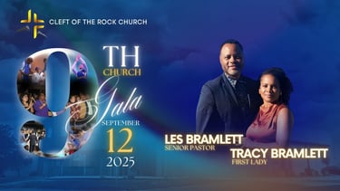 Cleft of the Rock Church Ninth Anniversary Promotional Flyer