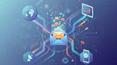 Email marketing automation and customer communication workflow