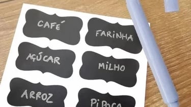Etiquetas organizadoras para potes de mantimentos grátis para imprimir: Baixe agora