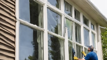 lavage vitrerie et vitres