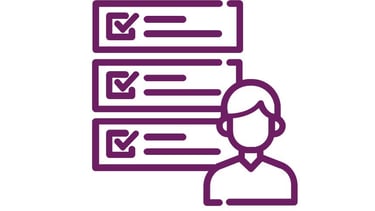 a person with a checklist on their list of tasks
