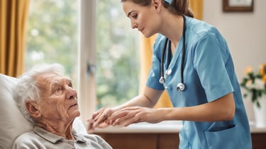 man using smartphone on chair