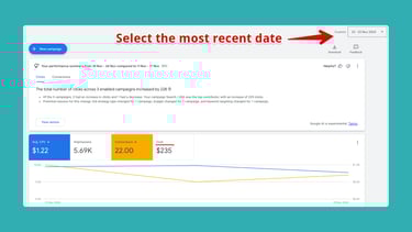 google ads dashboard