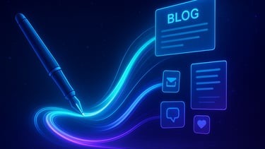 Imagen que representa escribir con copywriting textos para redes sociales, emails, blos, newsletters