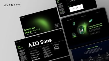 Mockup, Avenety, Coporate Design, Screendesign