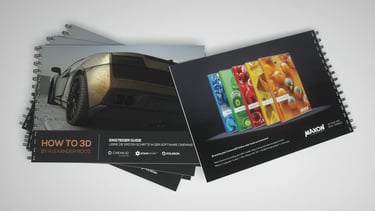 Mockup, Abschlussprojekt, How to 3D, Einsteigerguide, Buch für Cinema4D