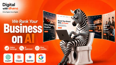 digital with dhana help businesses rank on Google Search, ChatGPT, Claude, Gemini, and AIpowered se0