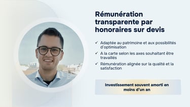 Rémunération transparente par honoraires sur devis