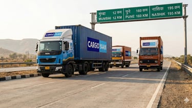 CARGOYAAN truck on road