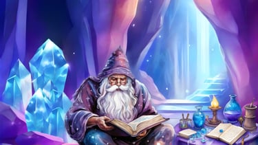 CRYSTAL CAVE WIZARD