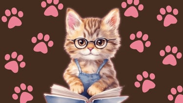BOOKISH CAT - BROWN