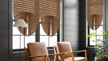 Motorized window blinds installed in a Kolkata apartment