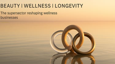 Beauty | Wellness | Longevity, symbolizing the convergence of beauty, wellness, and longevity