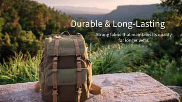 a backpacker's backpacker with a backpack on it