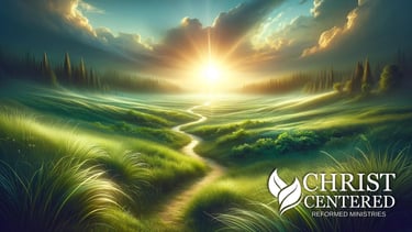a path leading to a path leading through a grassy field