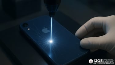 Lasering Backglass iPhone XR