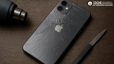 Backglass iPhone 11 Rungkad