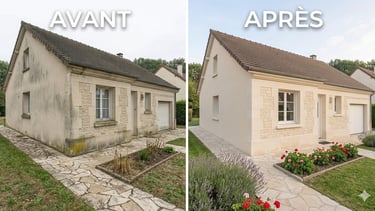 Nettoyage professionnel de façade et extérieur  - Ormesson-sur-Marne