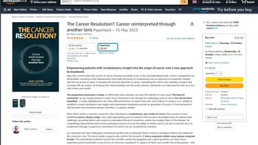 The Cancer Resolution on Amazon