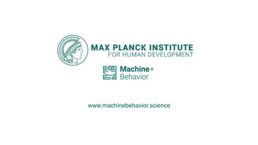 the logo of Max Planck institute for human development, machine behavior and a website