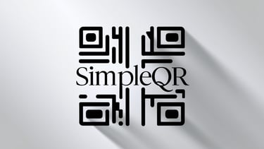 User engaging with SimpleQR portal for versatile customer interactions using a QR code