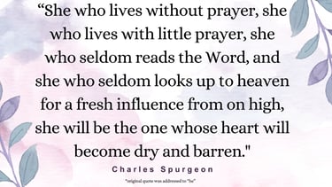 a quote from Charles spurgeon